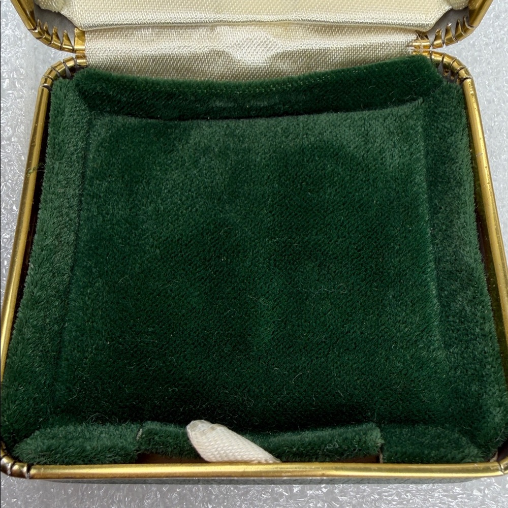 Vintage Gold Leaf Solid Presentation Box For Jewe… - image 7